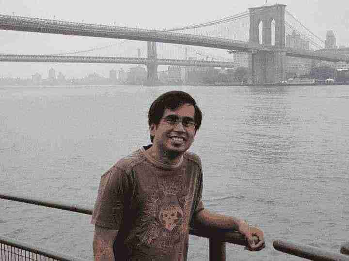 Anshul Sharan enjoying a delicious meal delivered by RailFeast during a train journey